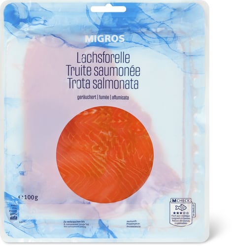 Salmon Trout Smoked, Sliced