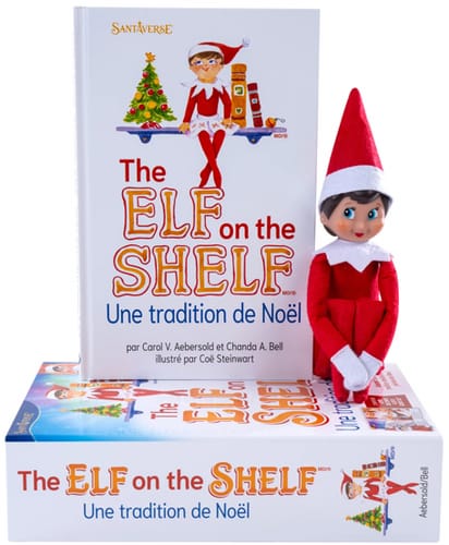 Elf on the Shelf fille avec livre (Colore: neutro, Lingua: Francese)