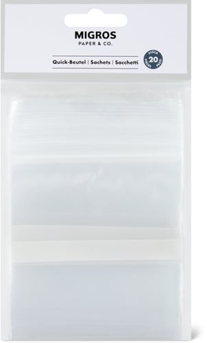 Quick Bags 80 x 100 MM 20 PIECES