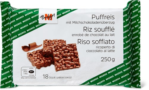 Puffed Rice With Milk Chocolate Coating