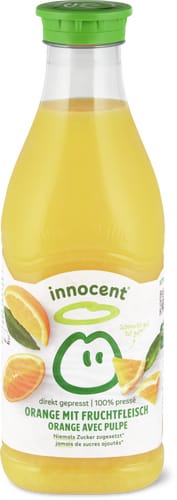 Orangensaft mit Fruchtfleisch