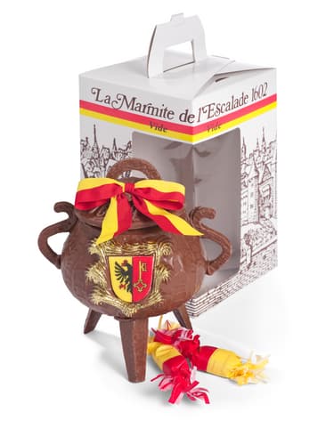Marmite de l'Escalade Cioccolato al latte, vuota