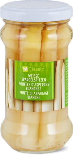 White asparagus tips