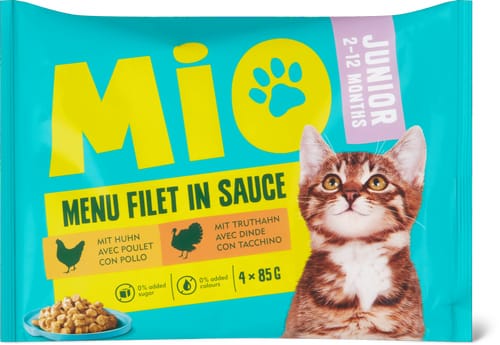 Mio Junior Menu Fillet in Sauce With Chicken and Turkey