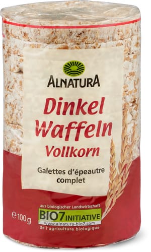 Alnatura Bio Spelt Waffles Wholemeal