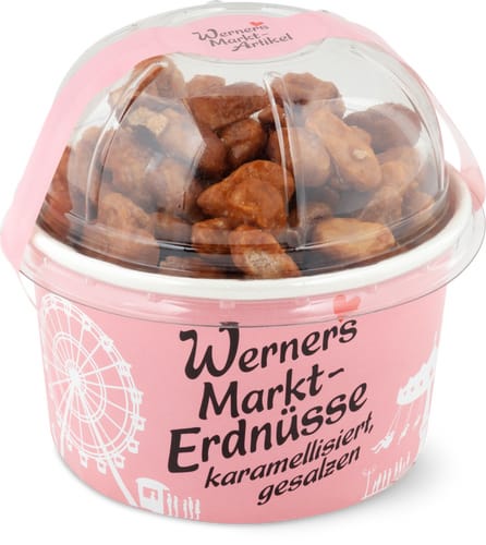 Erdnüsse karamellisiert