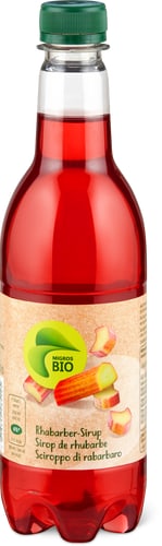 Bio Syrup Rhubarb
