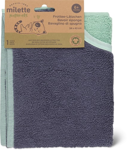 Baby Care Naturals Terry Cloth Bib 6 M+ (Farbe: blue, Grösse: 000)