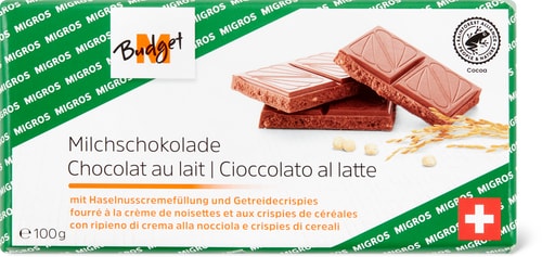 Milk with Hazelnut Cream Filling & Cereal Crispies