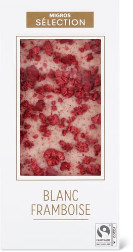 Sélection White Chocolate With Raspberries