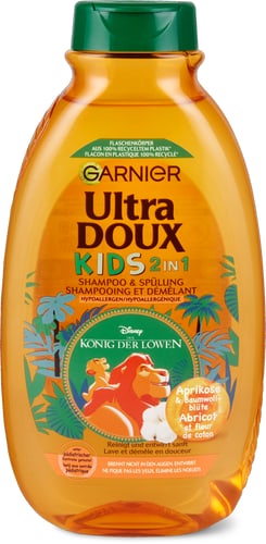 Garnier Ultra Doux Apricot 2in1 Kids Shampoo hypoallergenic