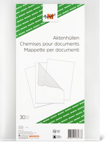 File Sleeves A4, Transparent