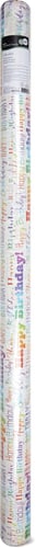 Paper Tablecloth Roll Happy Birthday, 1.2 x 8 m