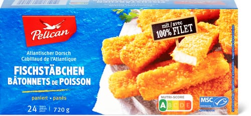 MSC Fish Fingers Breaded Atlantic Cod