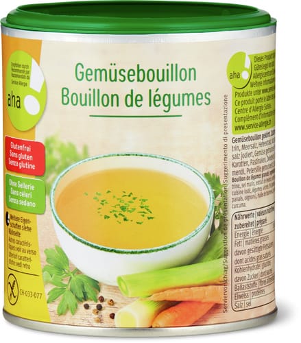 aha! Vegetable stock without yeast extract