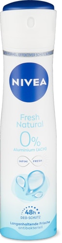 Fresh Natural deodorant spray 0% aluminium, 48h, antibacterial