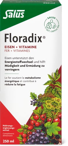 Herbs and iron juice