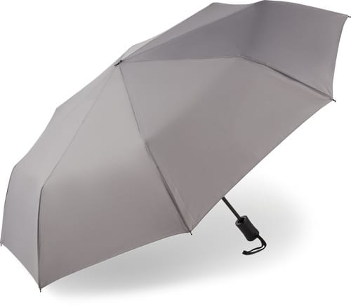 Ombrello pieghevole con apertura automatica (Colore: girgio, Taglie: one Size)