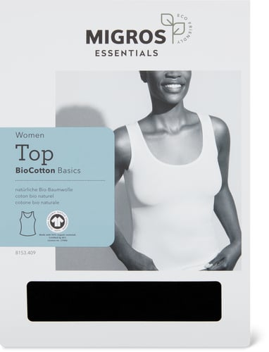 Ladies’ Top Organic Cotton Basics (Farbe: black, Grösse: XXL)