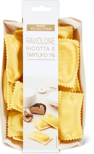 Sélection Raviolone Ricotta e tartufo