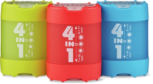 Sharpener Box 4-in-1, Assorted