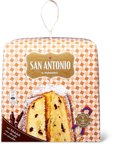Pandoro mit Schokolade