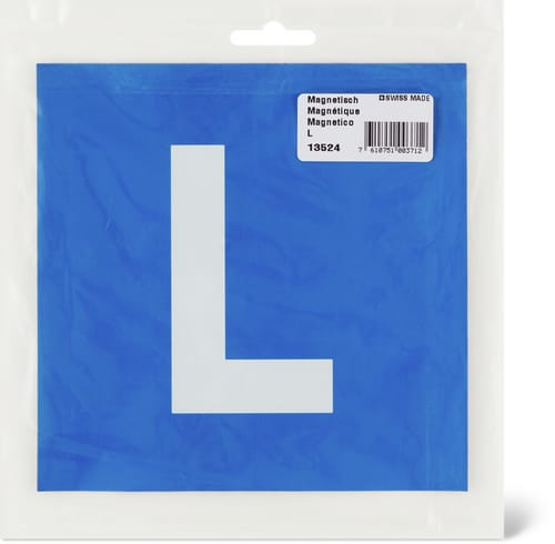 L-Schild magnetisch