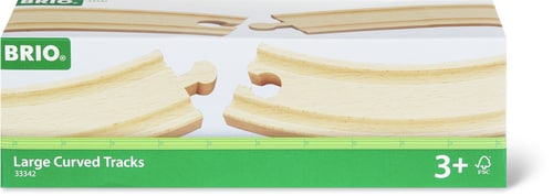 Large Curved Tracks