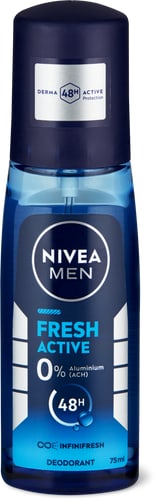 Fresh Active deodorant spray  0% aluminium, 48h