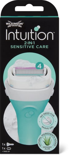 Sensitive Care Razor Foams & Shaves Simultaneously