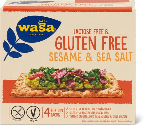 Pane croccante Sesamo e sale marino