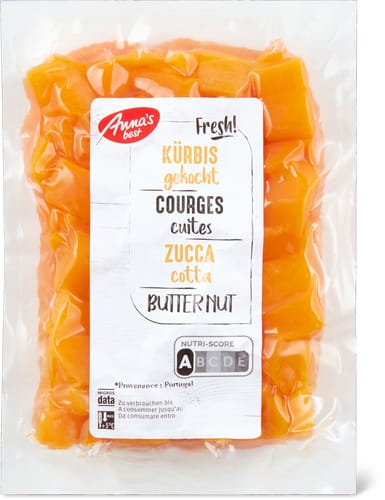 Kürbis Butter Nut gekocht