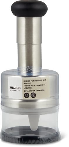 Onion Chopper Silver, Black, Stainless Steel, ⌀ 9.3 x 20.8 cm