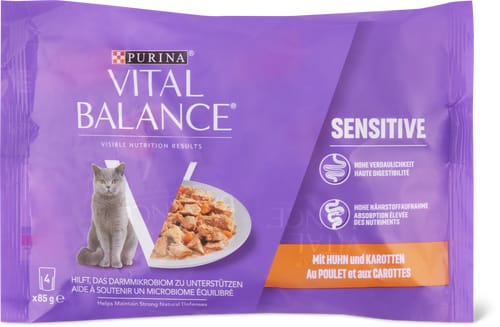 Sensitive with chicken and carrots