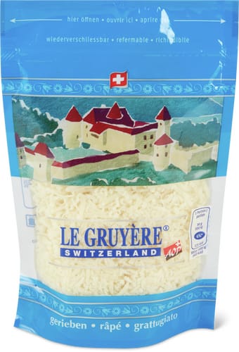 Le Gruyère gerieben