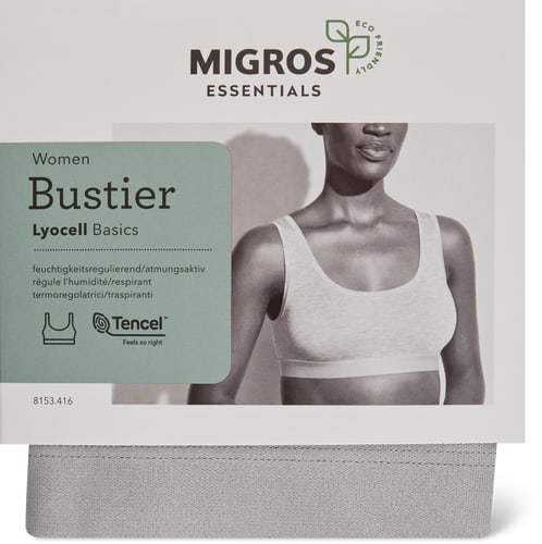 Ladies Bustier Lyocell (Farbe: grey, Grösse: XXL)