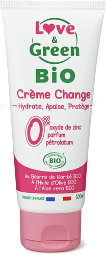 Crème Change 0% perfume, Beurre de Karité