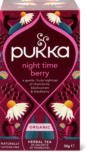Bio Night Time Berry Fruit Tea Berry, Echinacea & Camomile