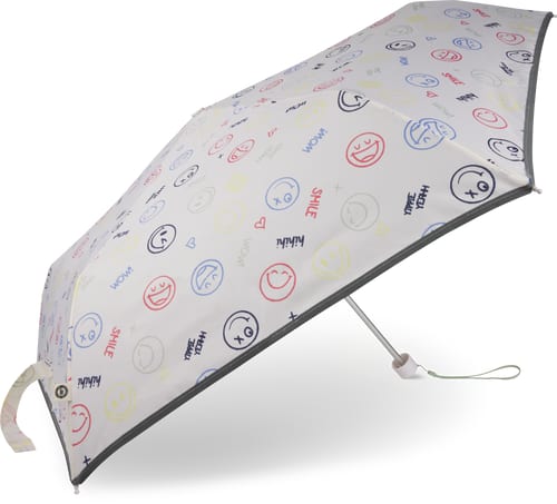 Essentials Ombrello tascabile per bambini Apertura manuale (Colore: ecru, Taglie: one Size)