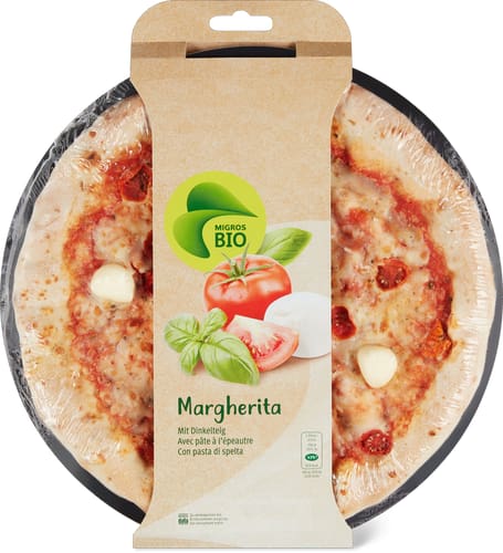 Pizza Margherita Dinkelt.