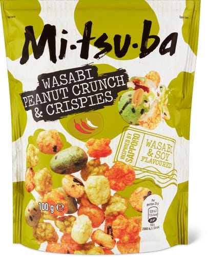 Wasabi Peanut Crunch & Crispies Wasabi & Soya Flavour