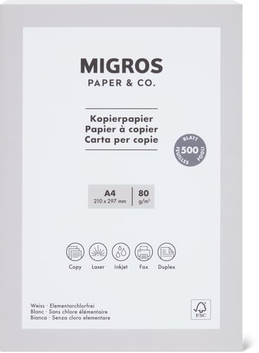Copy Paper 80g, 500 Sheets