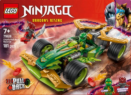 La voiture de course à rétrofriction de Lloyd NINJAGO 71828