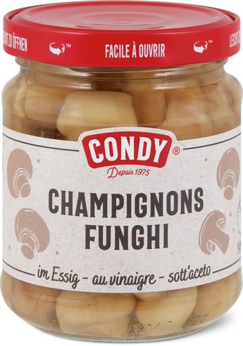 Button Mushrooms in Vinegar