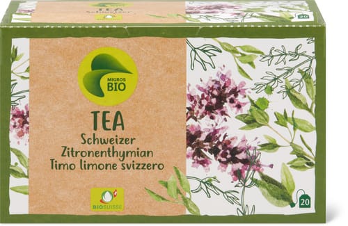 Bio Swiss Lemon Thyme Tea