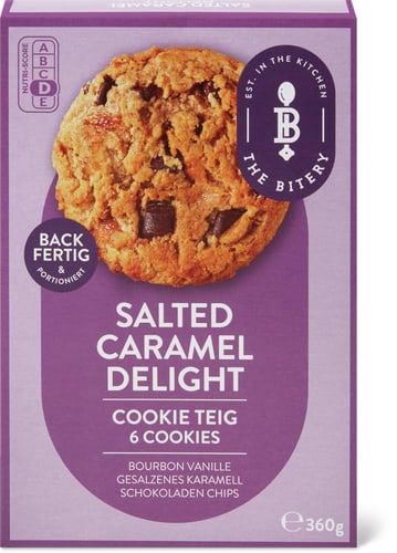 Cookie Dough Salted Caramel Delight