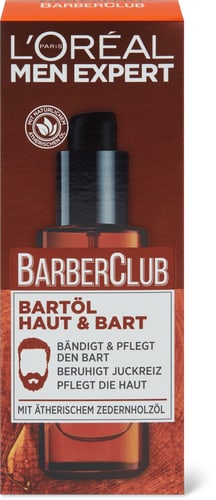 Beard oil with essential cedarwood oil