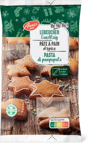 Gingerbread Cookie Dough In a Block