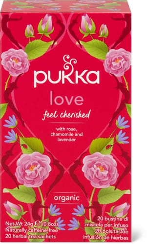 Bio Love Herbal Tea Rose, Camomile & Lavender