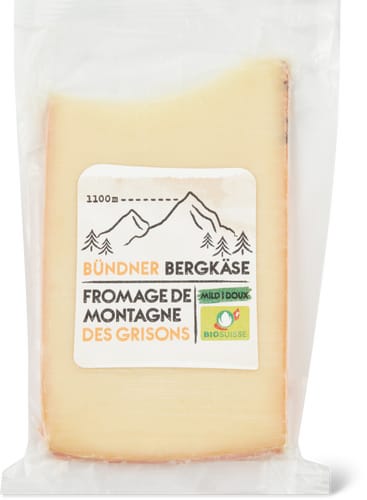 Bio Bündner Bergkäse mild